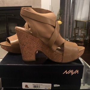Naya Cork Heels